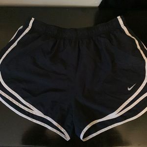 Navy colored Nike dri-fit shorts